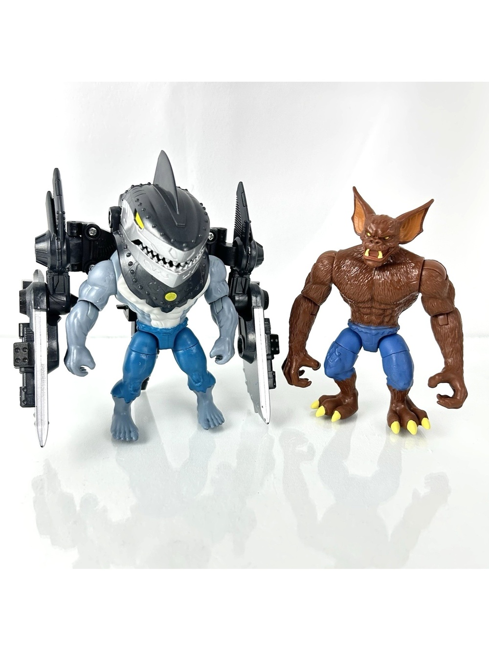 Batman Mega Gear King Shark + Man-Bat Action Figures Spin Master DC Comics